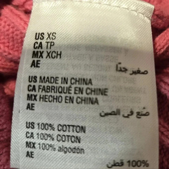 Women's Cable Knit V-Neck Sweater - Vibrant Pink, Size xs - Picture 13 of 13